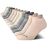 Nautica Womens Low Cut Socks - 12 Pack Breathable Cushioned Athletic Low Cut Tab Ankle Socks for Women (Sizes: 4-10)