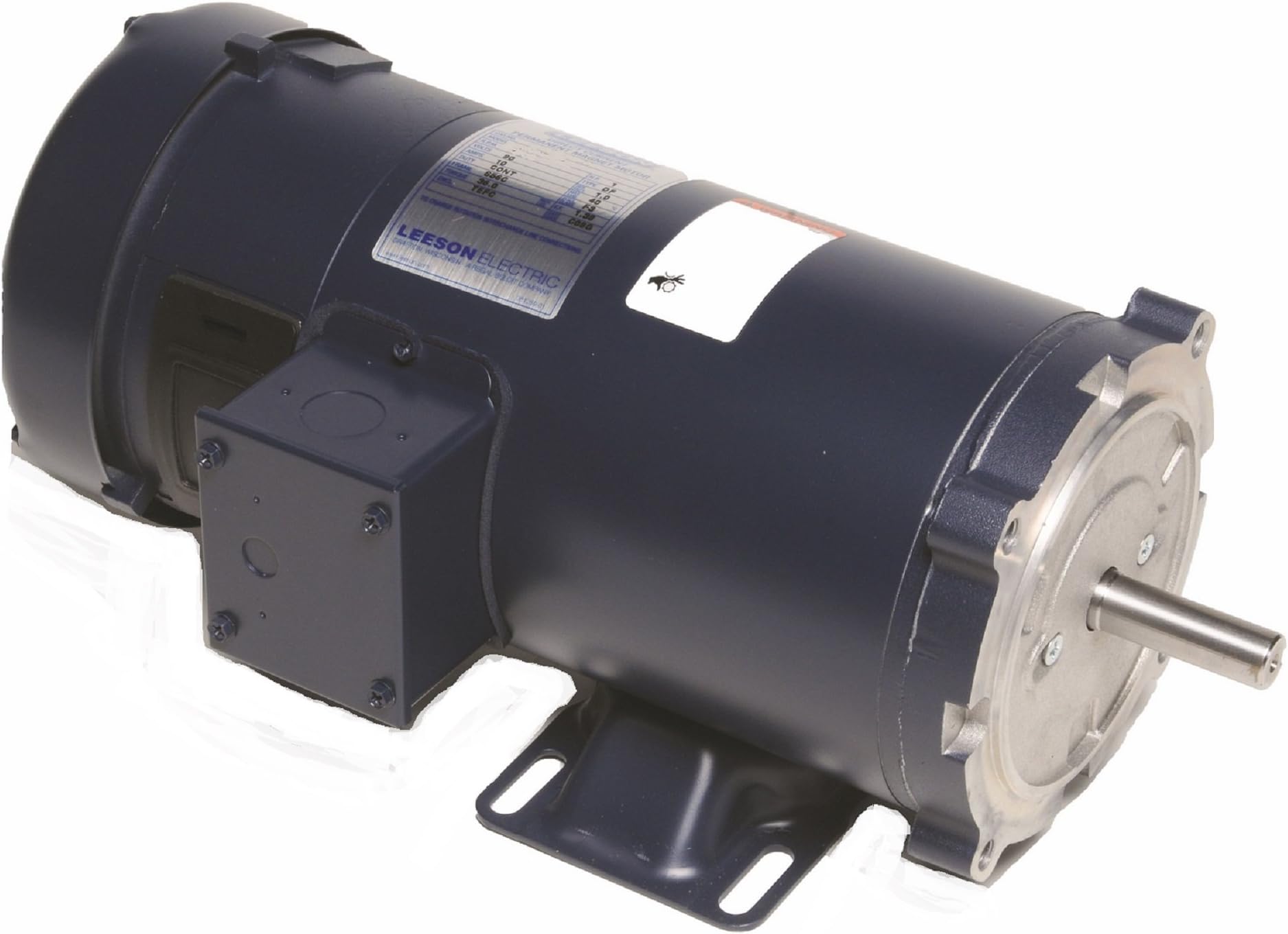 Leeson108092.00 SCR Rated DC Motor, 56C Frame, C-Face Rigid Mounting, 1 1/2HP, 1750 RPM, 180V Voltage