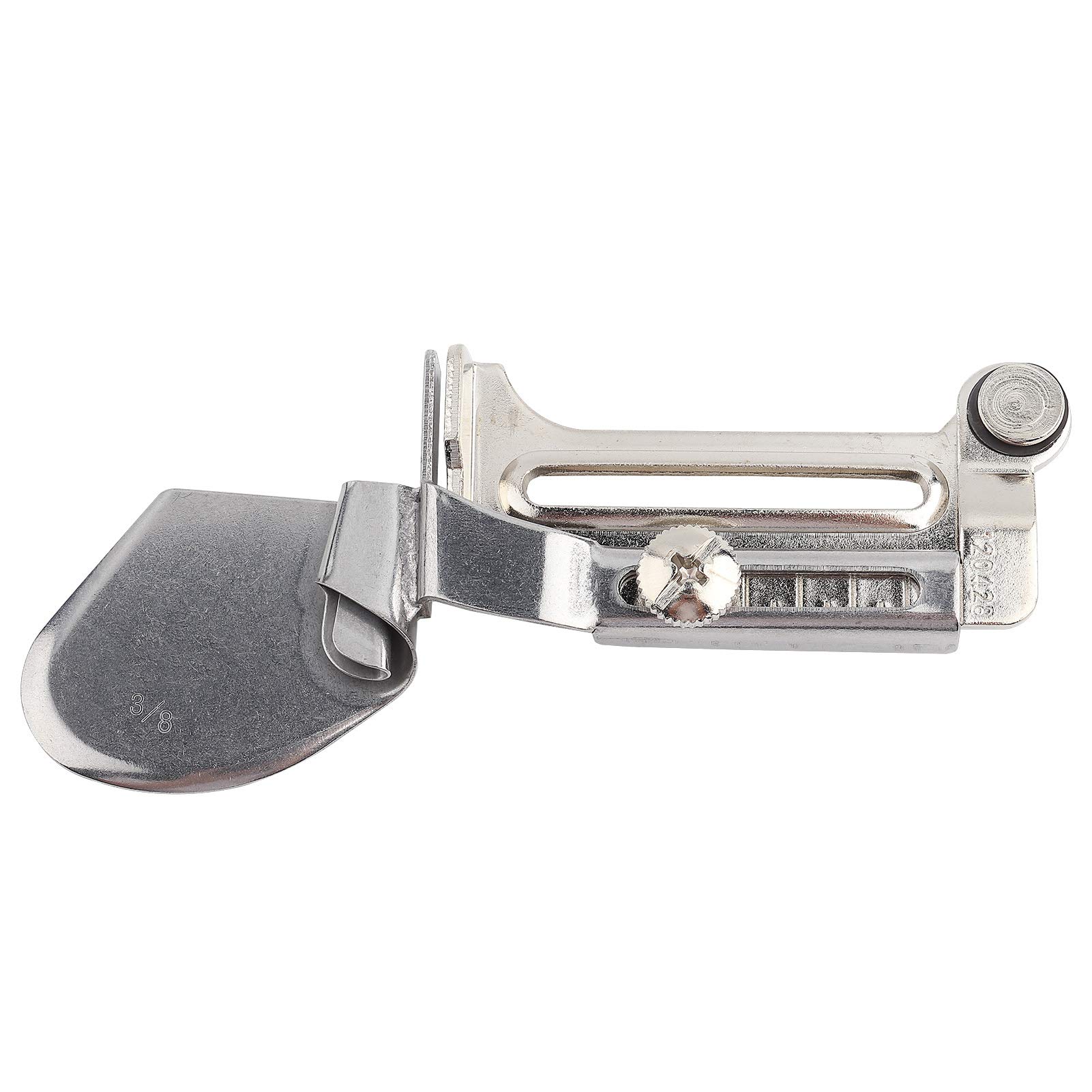 HEEPDD Sewing Machine, Steel Flat Seamer Folder Adjustable Rolled Hem Foot for Home Industrial Sewing Machine Binding Attachment Tape for Quilting Apparel
