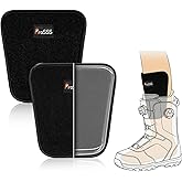 ProSSS Snowboard Shin Pads – Gel Shin Guards for Ski Boot Liner – Shock-Absorbing Fixed Size Shin Protectors – Anti Shin Bang Ski Pads – 2 Pcs Adults (5.91" x 6.3")