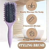 WACURRENTHYD Curl Defining Brush Hair Styling Tool Pink Green NEW view 5