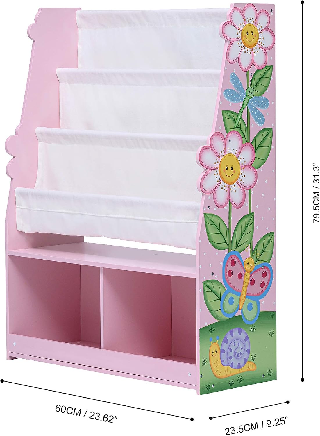 Fantasy Fields Magic Garden Kids Wooden Bookcase & Storage Multi TD-13410MG, Multicolor - Image 5