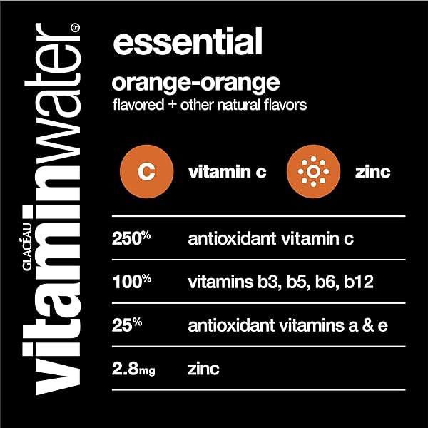 VITAMINWATER ESSENTIAL, 20 FL OZ