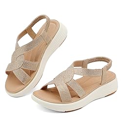 UBFEN Womens Platform Sandals Comfortable