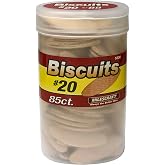 Milescraft 5336 #20 Biscuits in a Bottle (85 pc.) - For use in Wood Joining, Woodworking, and Crafting. Works with Standard Biscuit Joiners. &ndash; Size #20
