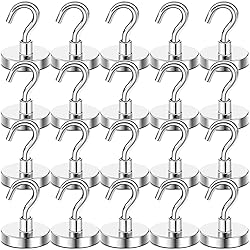 DIYMAG Magnetic Hooks, 118 LB Heavy Duty Strong