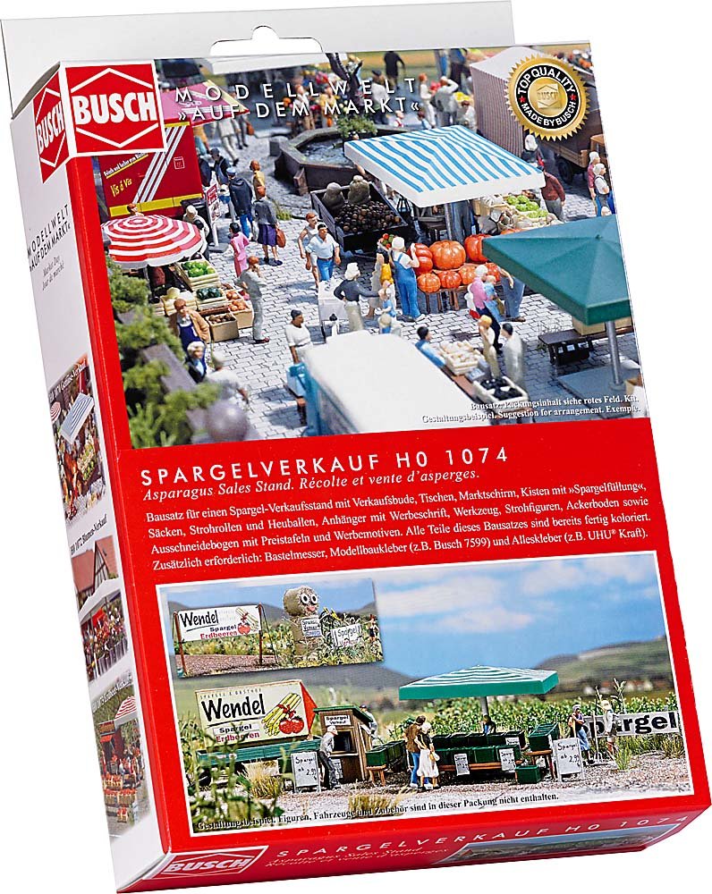 Asparagus sales stand