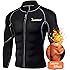 Men Sweat Neoprene Weight Loss Sauna Suit Workout Shirt Body Shaper Fitness Jacket Gym Top Clothes Shapewear Long Sleeve