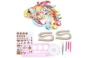 SHANRYA Quilling Set, Paper Quilling Kit DIY Paper Craft Quilling Paper Strips Quilling Tool Supplies with 26 Colors Quilling Paper Tweezer Pearl Pins for Quilling Beginners Paper Quilling, Paper Art Craft