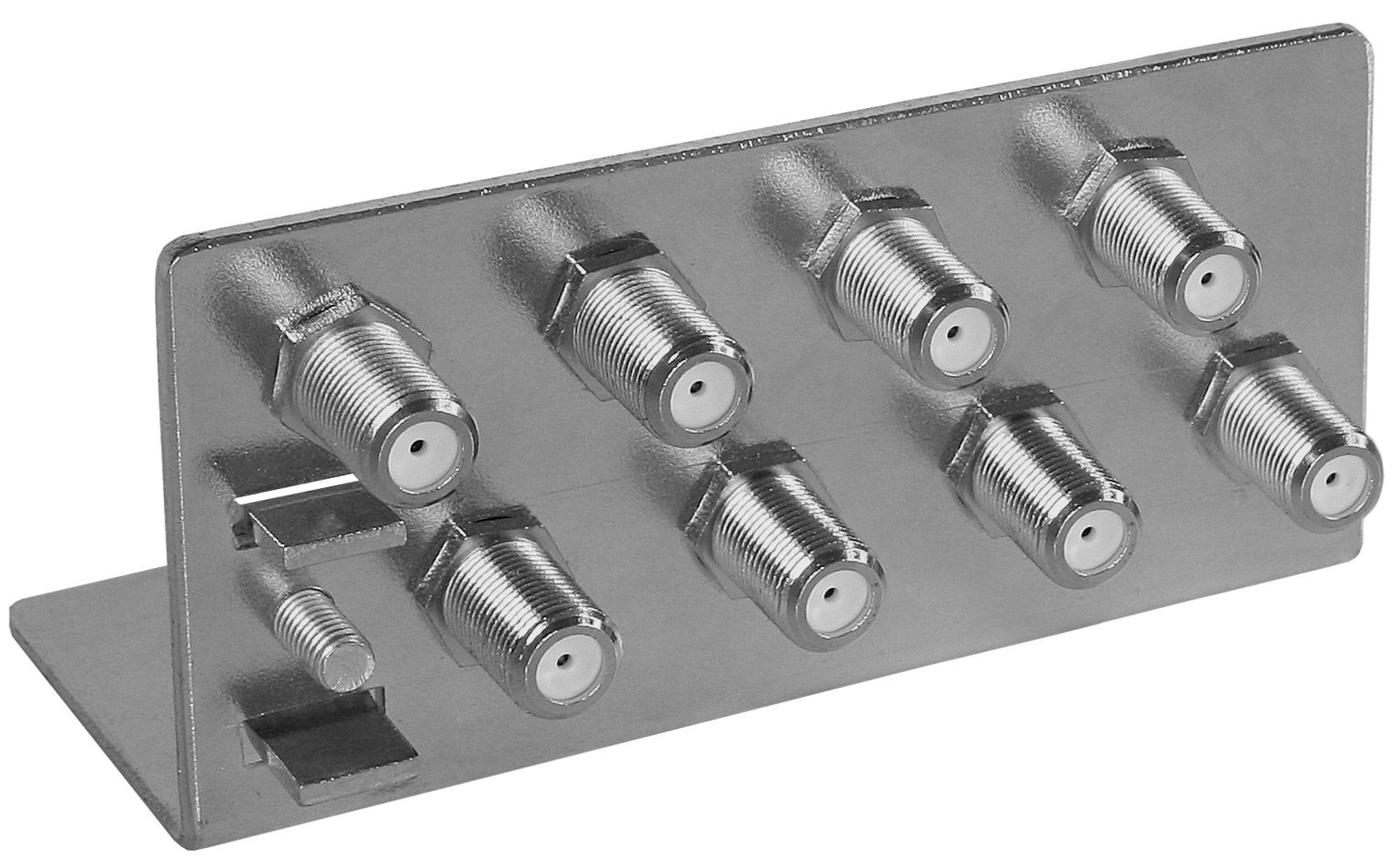 Axing QEW 8-50 Earthing Angle 8-Way Potential Compensation Coaxial Earth Block Galvanised