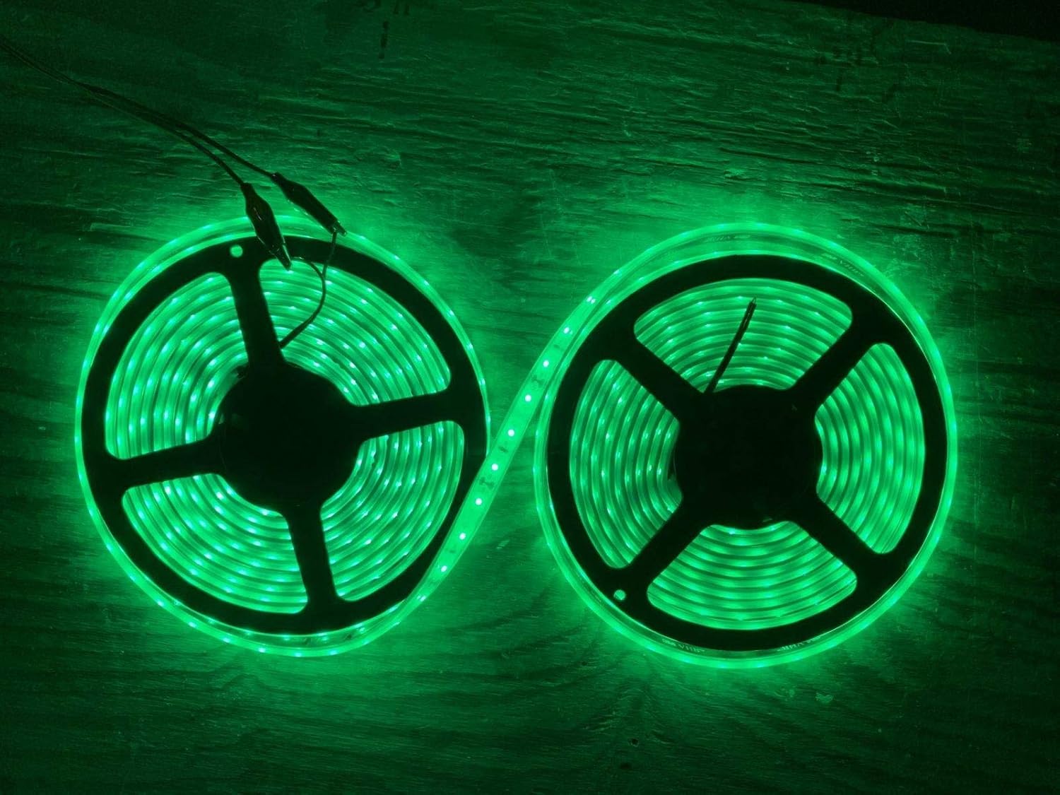 Marine Submersible LED Light Strip 12V 32FT Green, LED Rope