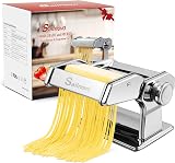 Sailnovo 3-in-1 Stainless Pasta Machine 9 Thickness 2 Width Cutters view 8