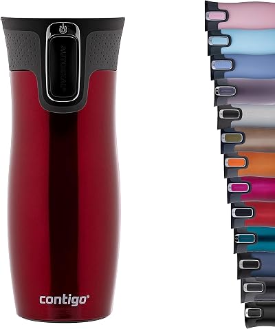 Contigo West Loop Autoseal Travel Mug 470 ml Stainless Steel Red