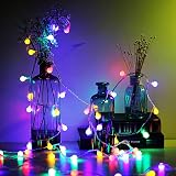 Rock Ninja Multicolour Globe Fairy Lights 6M 40 LED Battery Operated view 3