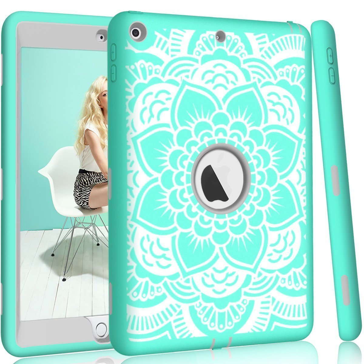 Case Protective Ipad 5th And 6th Generation Ipad 9.7 Mint Green