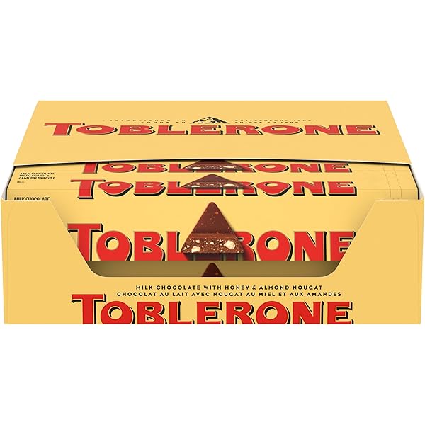 Toblerone White Chocolate Bars - Pack Of 12 (3.52 Oz Each) Made In Switzerland