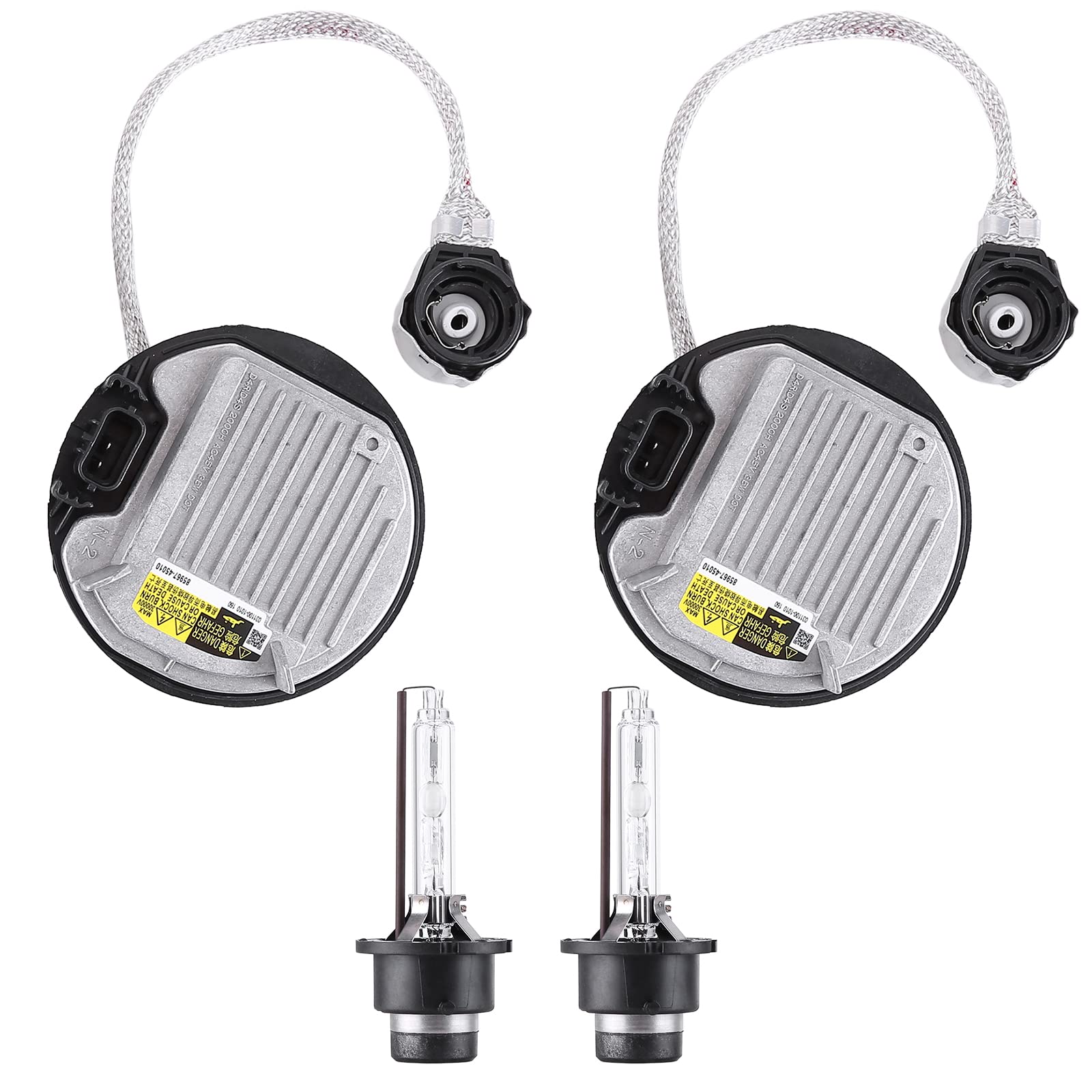 Photo 1 of 2 Packs HID Headlight Ballast with Igniter & D4S Bulb for Lexus GS350 GS450h IS200t IS250 IS300 IS350 LS460 LS600h LX570 RX350 RX450h for Toyota Camry Sienna 81107-75020 Xenon Ballast Control Module