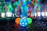 Waboba Moonshine Ball Light Up Moon Hyper Bouncy Glow Green 60mm view 4