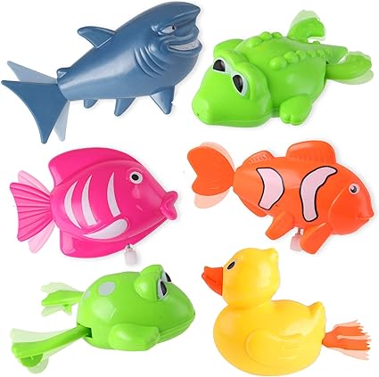 wind up frog bath toy