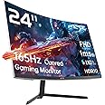 KTC 24 inch 1500R Curved Gaming Monitor 165Hz 1ms FHD 1080p VA Tilt Adaptive Sync HDR 110% sRGB DP/HDMI,VESA for Gaming Home Office Business PS5 PC Monitors