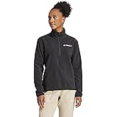 adidas womens Terrex Multi Essentials Half-zip Fleece Hiking Jacket