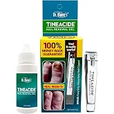 Dr. Blaine's Tineacide Nail Renewal Gel, 1.25 fl oz | Thick, Brittle &amp; Discolored Nails, Softens, Hydrates &amp; Improves Appearance, Targets Cracking &amp; Yellowing, Precision Clippers