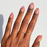 Glamnetic Press On Nails - Short Oval, Velvet Fake Nails 30 Pc Full Kit | Orange-pink press on nails: Guava Drop. Full nail kit. Velvet cat-eye glue on nails. Wear fake nails up to 2 weeks