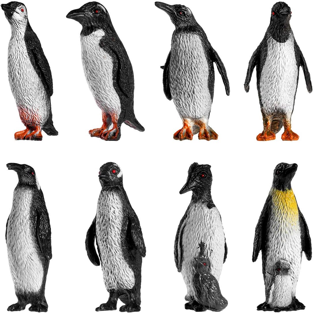 small plastic penguin toys
