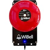 WiBell Classic Programmable Bell System - 1 Bell | Web-Based, No Subscription Bell System, School, Break, Warehouse, Shift Change Alerts, 500 Event Scheduler