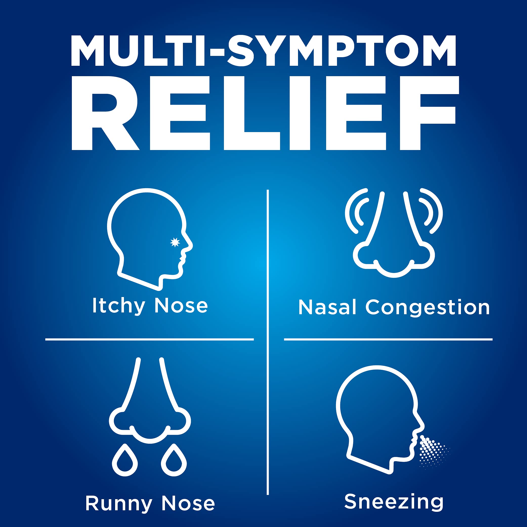 Amazon Basic Care Multi-Symptom Triamcinolone Acetonide Nasal Allergy Spray, 55 mcg, 0.57 fl oz (Pack of 2)