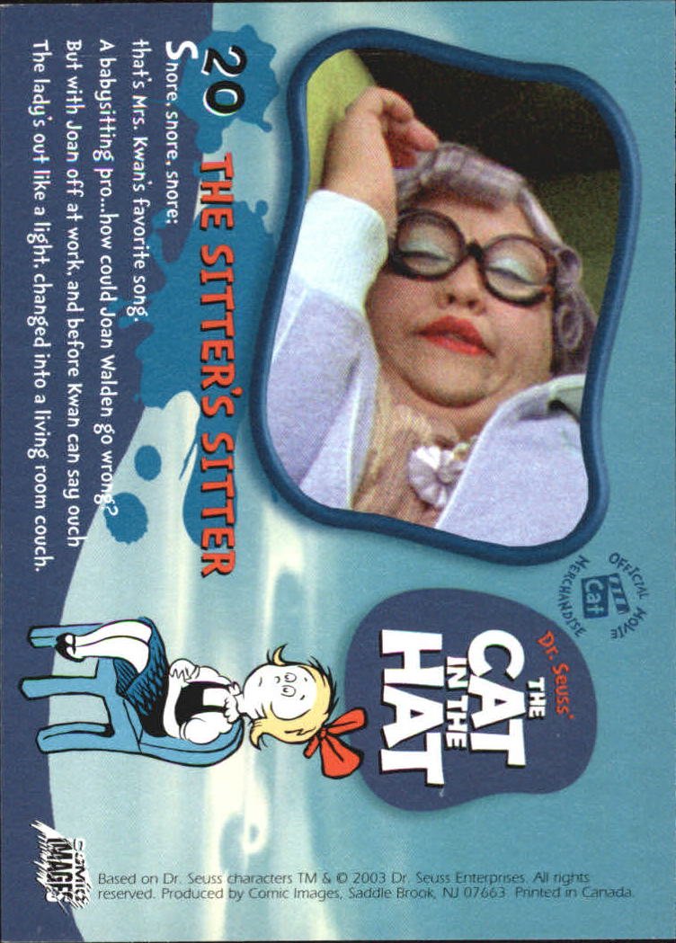 2003 Cat In The Hat Movie 20 The Sitters Sitter At
