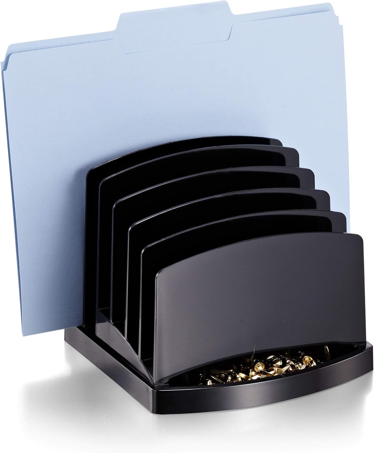 Officemate 2200 Series Executive Incline Sorter, Black (22222)