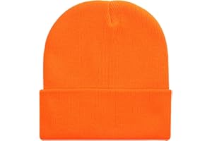 DOOVID Toddler Beanie Kids Warm Knit Beanie Hat Baby Boys Girls Knit Caps Classic Autumn Winter Hats