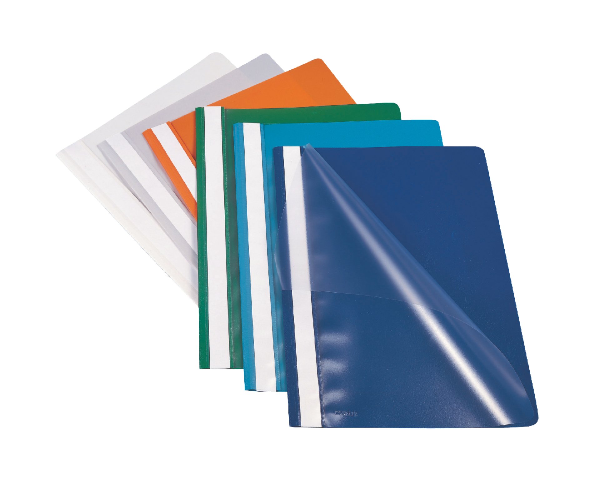 Esselte A4 Assorted Plastic Report Files - Pack of 10