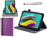 Navitech Purple Case 360 Stand & Stylus for Yestel T5 10" Tablet view 1