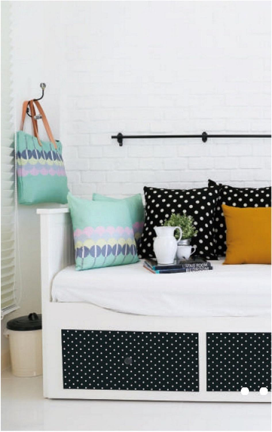 I Sthome Klebefolie Dots Vintage Mint Mobelfolie Punkte Dekorfolie Gepunktet 45x200 Cm Selbstklebende Folie Retro Bastelfolie Amazon De Baumarkt