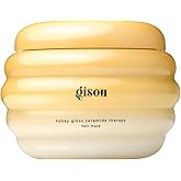 Gisou Honey Gloss Ceramide Therapy Hair Mask – Deep Repair & Hydration with Mirsalehi Honey, Ceramides & Hyaluronic Acid, 7.8