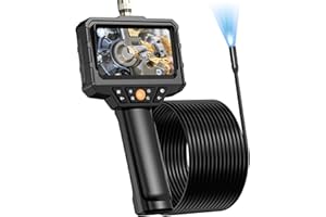 Upgrade Borescope Inspection Camera，Anhendeler 4.3in IPS Screen Mechanic Camera, 16.4 Endoscope Camera with Light, IP67 Waterproof Snake Camera, Scope Camera for Automotive, Pipe, Wall, Gift for Men
