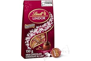 Lindt LINDOR Double Chocolate Truffles, 150-Gram Bag, Individually Wrapped Squares