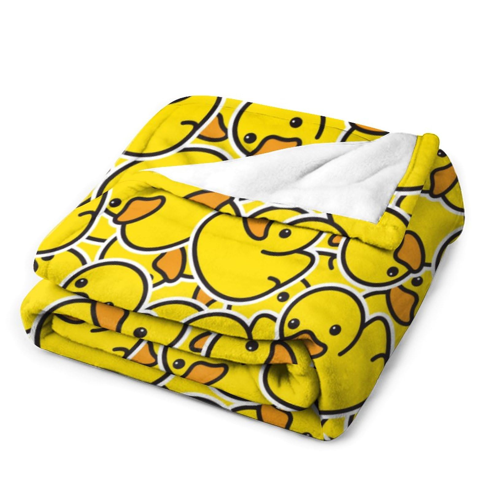 Cute Rubber Ducky Sofa Throw Blanket Flannel Super