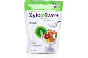 Xlear XyloSweet Plant Sourced Xylitol Sweetener - Pure Natural Sugar Substitute, Granules, Non-GMO, Gluten-Free, 1 Pound Bag 