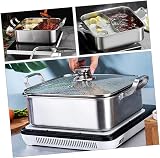 COLLBATH 26cm 304 Stainless Steel Double Handle Hot Pot w/ Divider Dual Flavor view 7