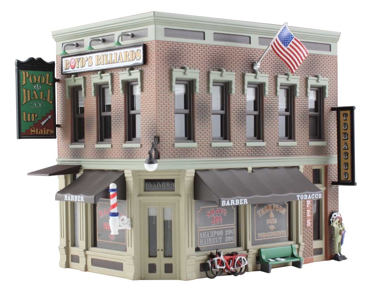 Best N Scale Corner Turret Building