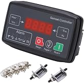 MGC100 Auto Start Stop Generator Set Controller, DC12V | Remote Start Control Module, Manual Stop, Flame Retardant ABS Shell, 50Hz 60Hz, Small Gasoline Power Units