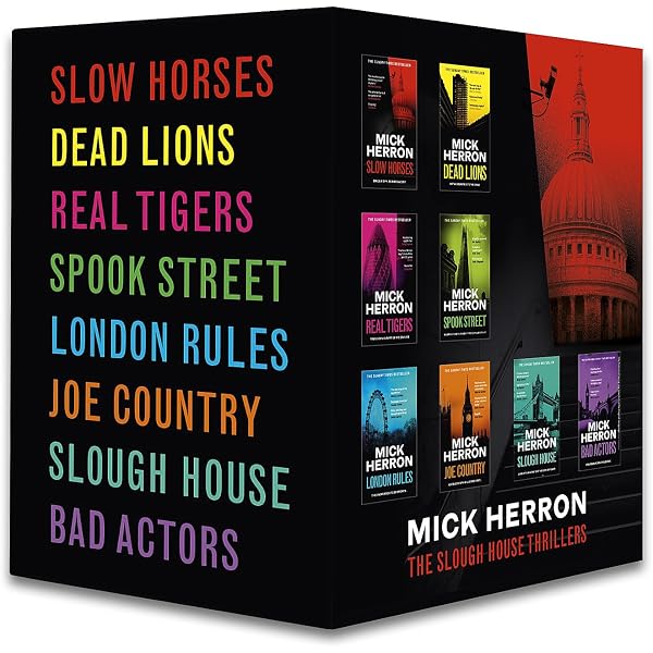 Livre "Slow Horses" (Chevaux Lents) Édition De Luxe Reliée Cuir - Mick Herron - Neuf, 408 Pages