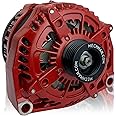 Mechman Alternators 400-Amp High Output Alternator 1996-2004 GM Truck 4.3L 4.8L 5.3L 5.7L 6.0L (Red)