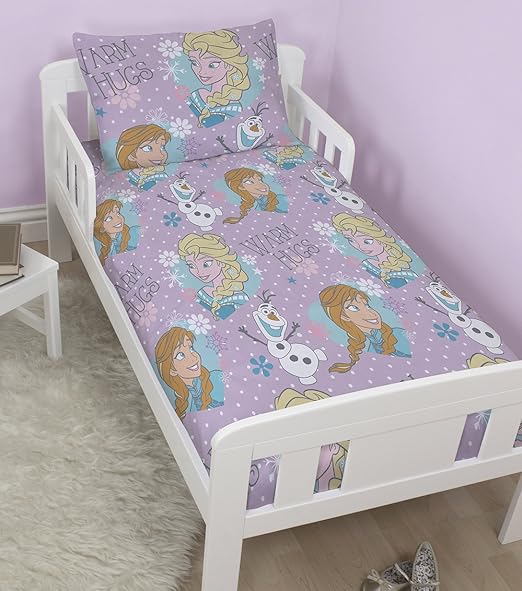 frozen cot bed bedding