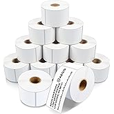 Aegis Adhesives - 2" X 4" Direct Thermal Labels (12 Rolls, 350 Labels/Roll) for Shipping and Postage - Perforated, Compatible with Rollo, Zebra, and Other Desktop Label Printers