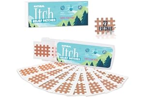 OUKKEN Bite Itch Relief Patches 27pcs for Kids & Adults, Instantly Reduce Swelling Itching, Natural Anti Itch Patches Kid-Friendly for Travel, Hiking, Summer Camp Essentials