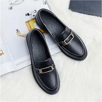 Amazon Com Women Flat Shoes Round Toe Lace Up Oxford Shoes Woman